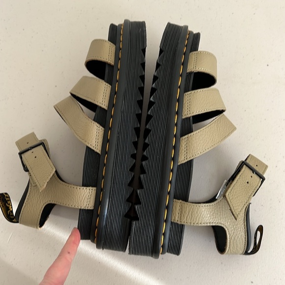 Dr. Martens Blaire Flatform sandals olive tan 9 women - Picture 10 of 11